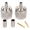 N-male RF connector, N-type male N crimp antenna connector, connected to RG58/RG142