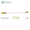 RF10061 | RP-SMA Female connector to MMCX with RG 178 Coaxial Cable