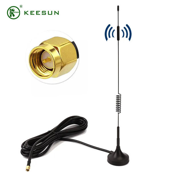 SU00023 |  2.4G 4dBI Magnet  Antenna with RG174 Cable To SMA Male Connector