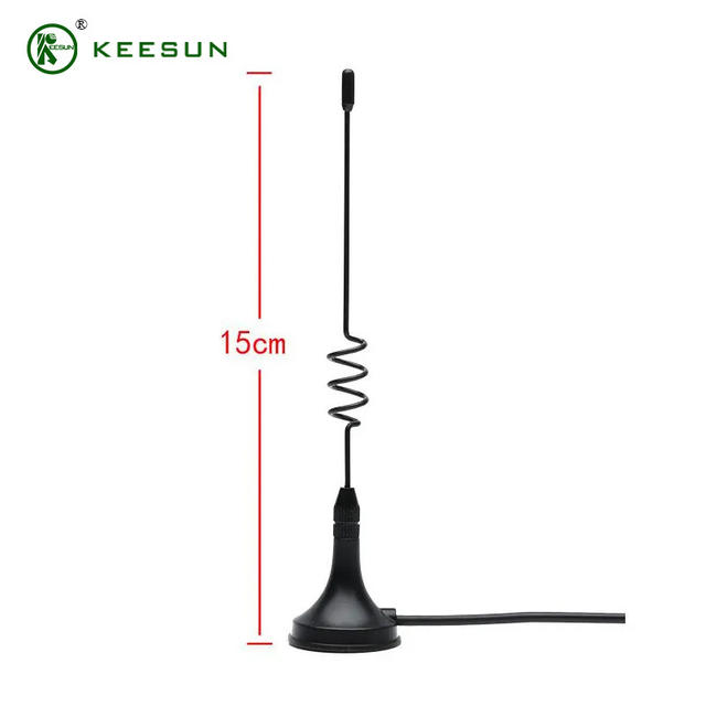 SU00016 | 2.4G 5dBi Suction Antenna with RG174 Cable to SMA Male Connector