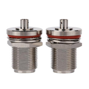 N Female external thread and internal hole welding Semi-flexible semi-steel RG4 02 cable RF connector