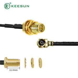 RF10053 | RP-SMA Female Connector to I-PEX with MI 1.13 black Coaxial Cable