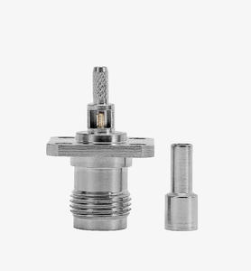 Rf coaxial connector TNC-KF-1.5 window TNC female seat flange with four-hole crimping RG316 Line RG174